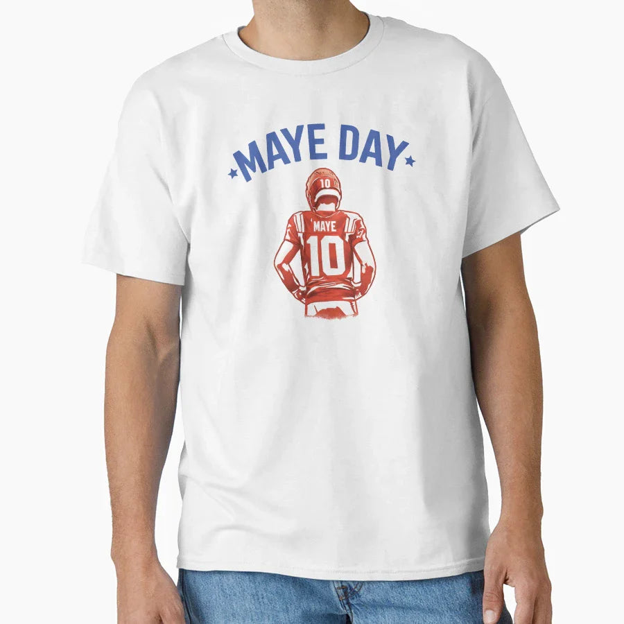 Maye Day T-Shirt - Minimalist Print for Adults