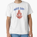Maye Day T-Shirt - Minimalist Print for Adults