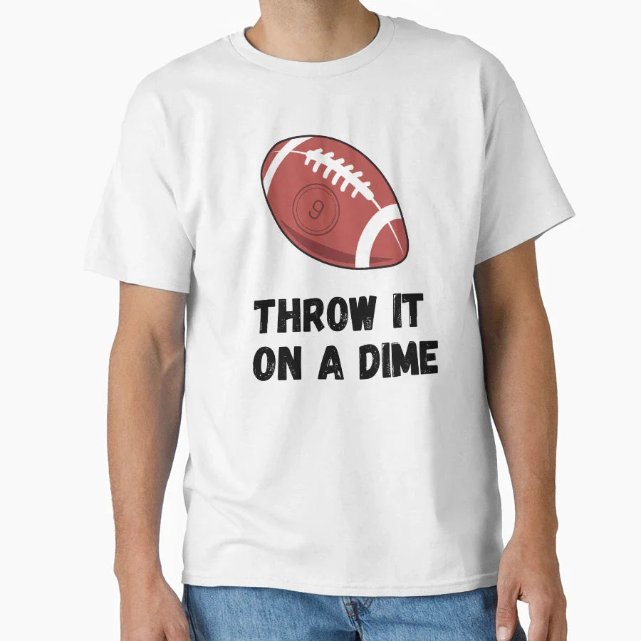 Trace Mcsorley Throw It Dime 9 T-Shirt - Fun Novelty Design Unisex
