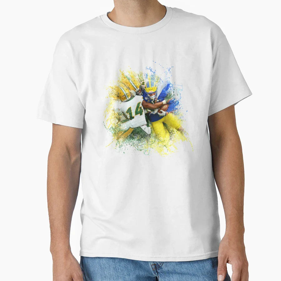 Football Splash T-Shirt - Streetwear Style Men Women