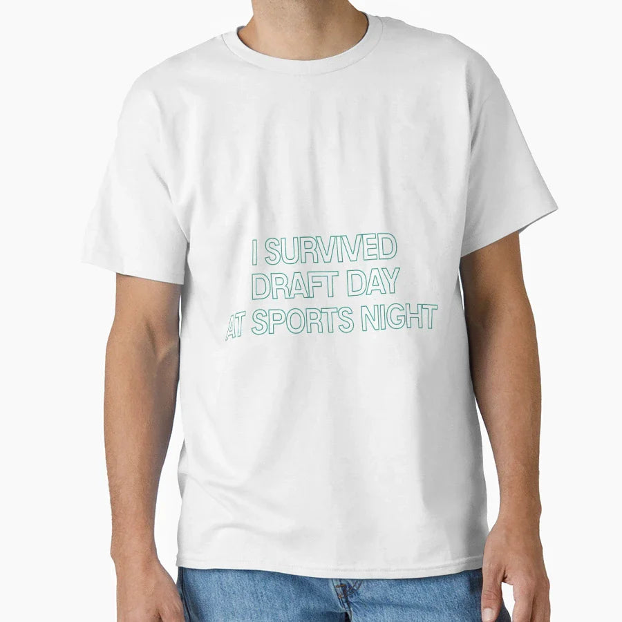 Sports Night I Survived T-Shirt - Custom Art Print for Adults