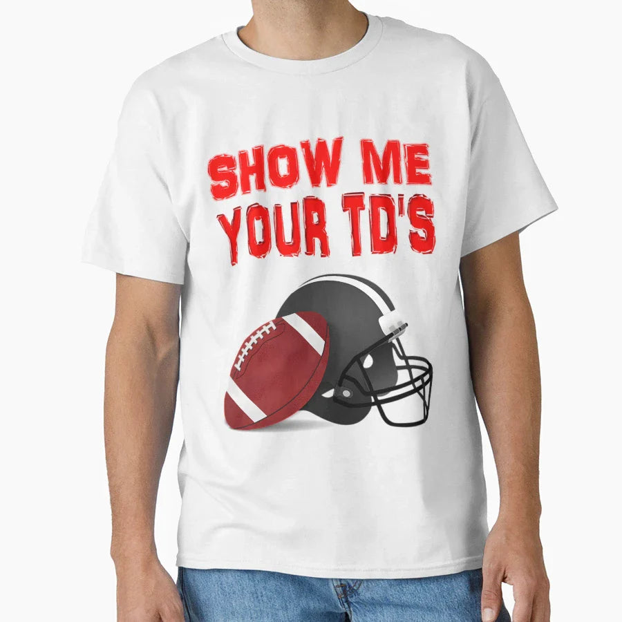 Football Fantasy Draft Champion T-Shirt - Graphic Print for Adults