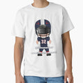 Football Player Info T-Shirt - Unique Graphic Unisex