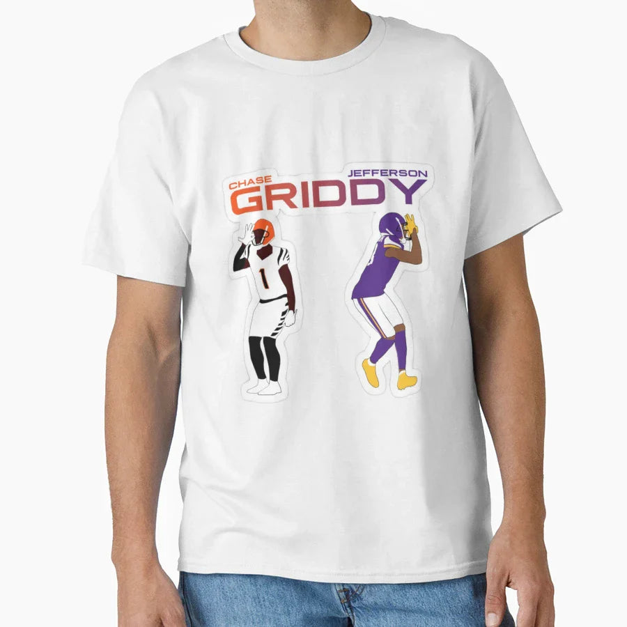 Griddy Duo T-Shirt - Aesthetic Graphic Unisex