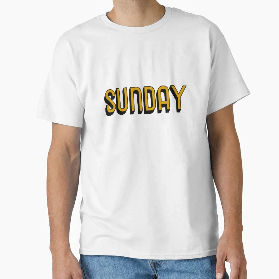 Sunday Tick Tick Boom Lyrics T-Shirt - Minimalist Print for Adults