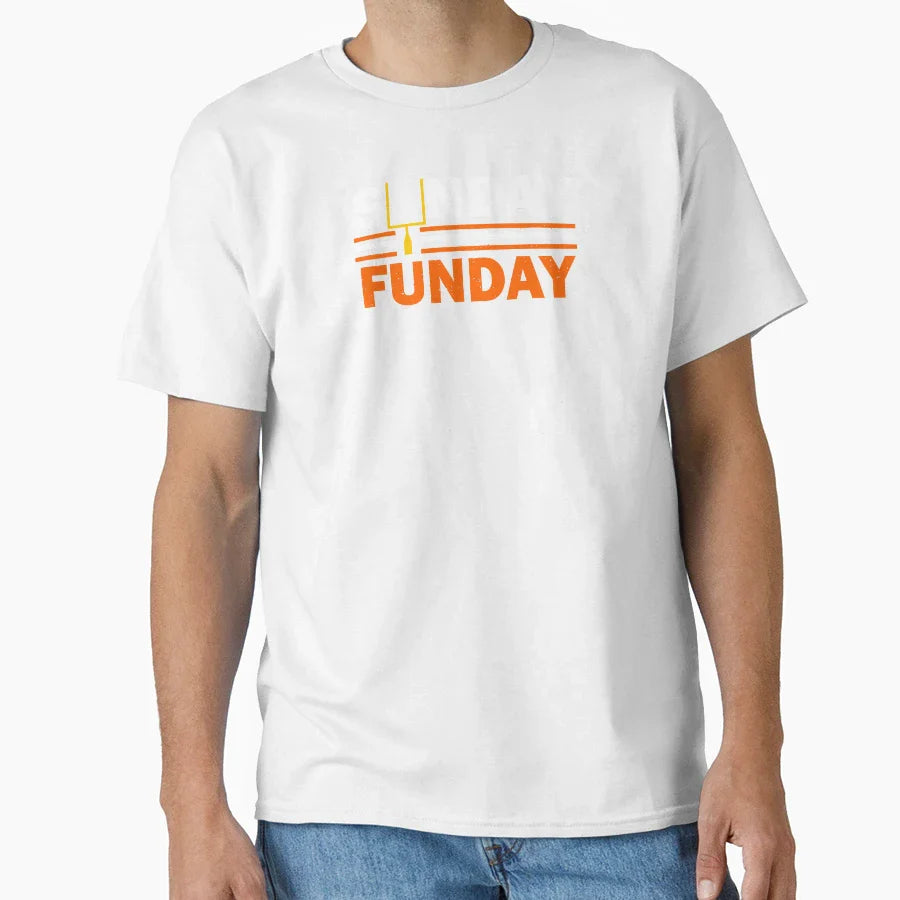 Sunday Funday Cleveland T-Shirt - Trendy Graphic Unisex
