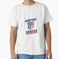 United States T-Shirt - Minimalist Print Unisex