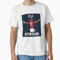 Cj Stroud Embracing Fans T-Shirt - Unique Graphic for Adults