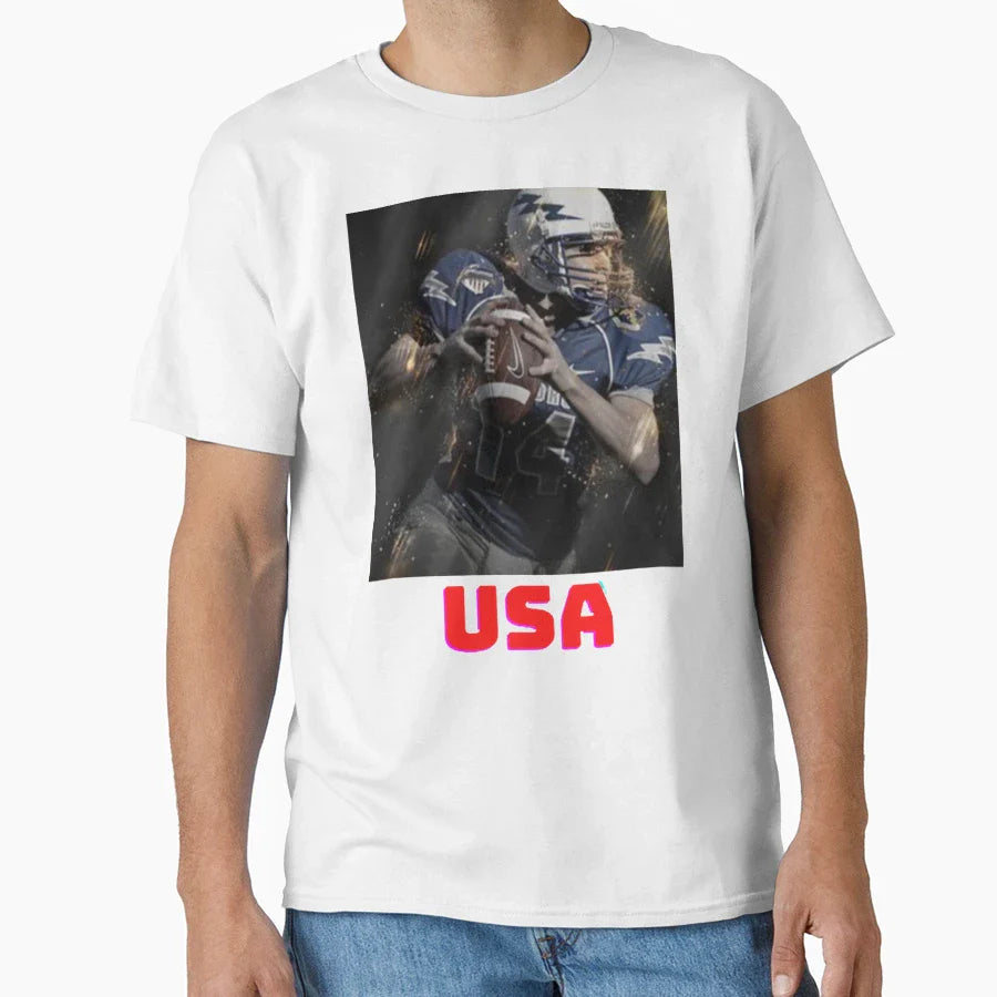 Usa Rugby T-Shirt - Minimalist Print for Adults