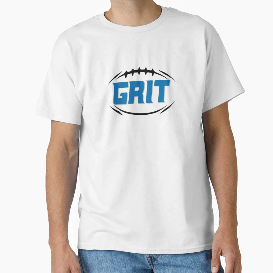 Grit Football T-Shirt - Casual Everyday Wear for Adults