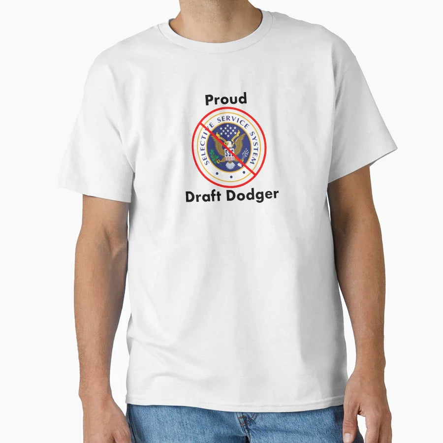 Draft Dodger Pride T-Shirt - Minimalist Print Unisex