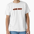 Who Dey T-Shirt - Graphic Print for Adults