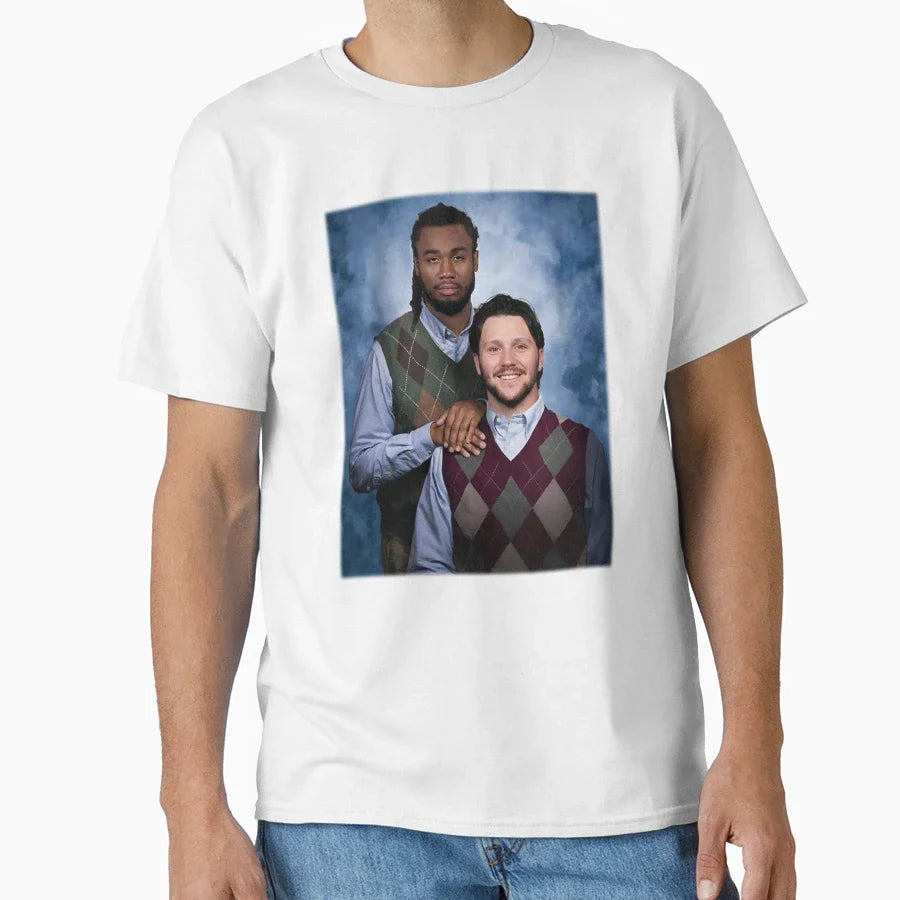 JA And James Cook Step Brothers T-Shirt - Fun Novelty Design Unisex