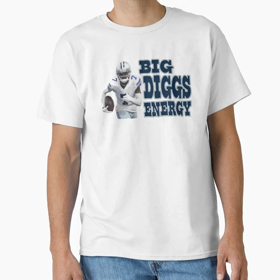 Big Diggs Energy T-Shirt - Unique Graphic Unisex
