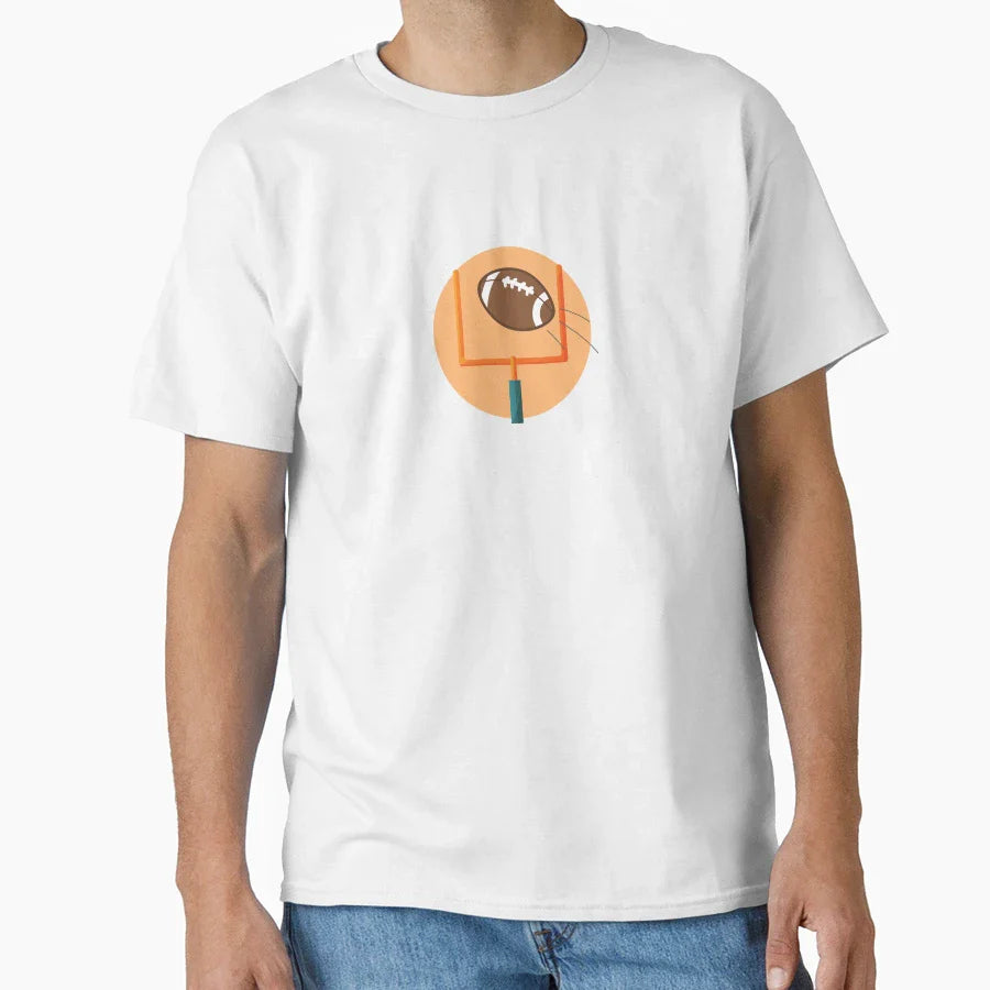 American Football T-Shirt - Graphic Print Unisex