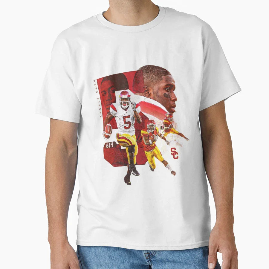 Reggie Bush T-Shirt - Casual Everyday Wear Unisex