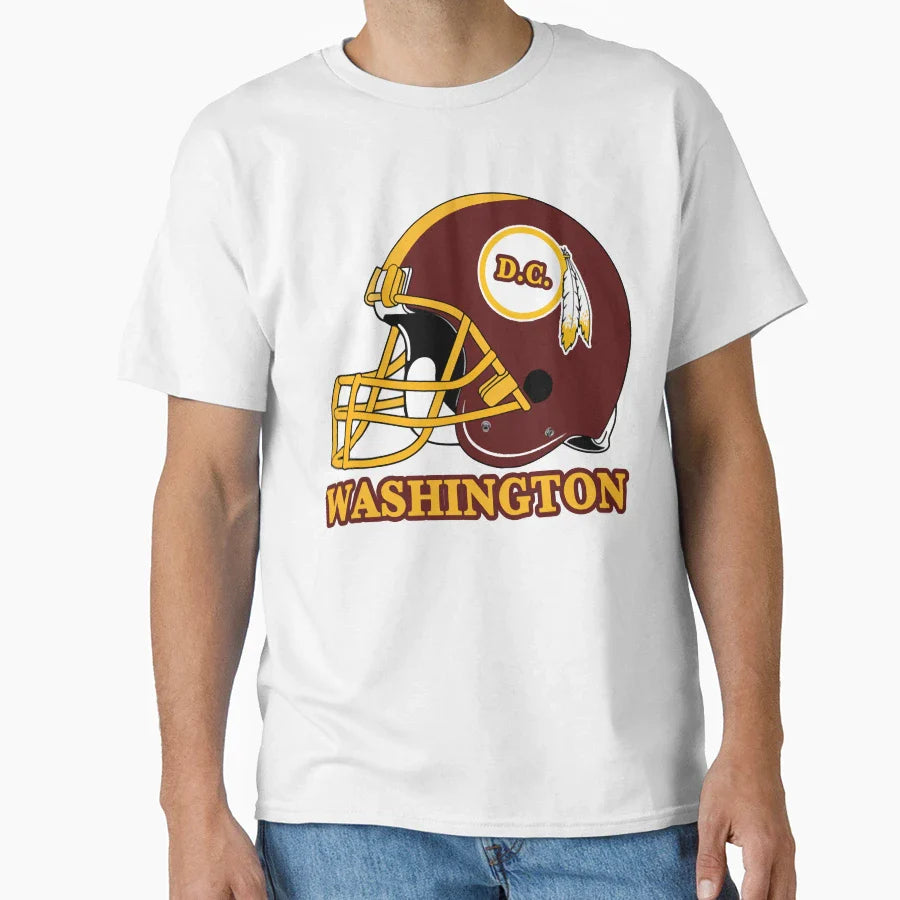 Wa Shing Ton Football Dc Sports T-Shirt - Fun Novelty Design for Adults