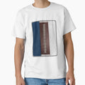 Football Blue And White Team Spirit Patch T-Shirt - Streetwear Style Unisex