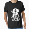 Who Would Jesus Draft Funny Fantasy T-Shirt - Aesthetic Graphic Men Women