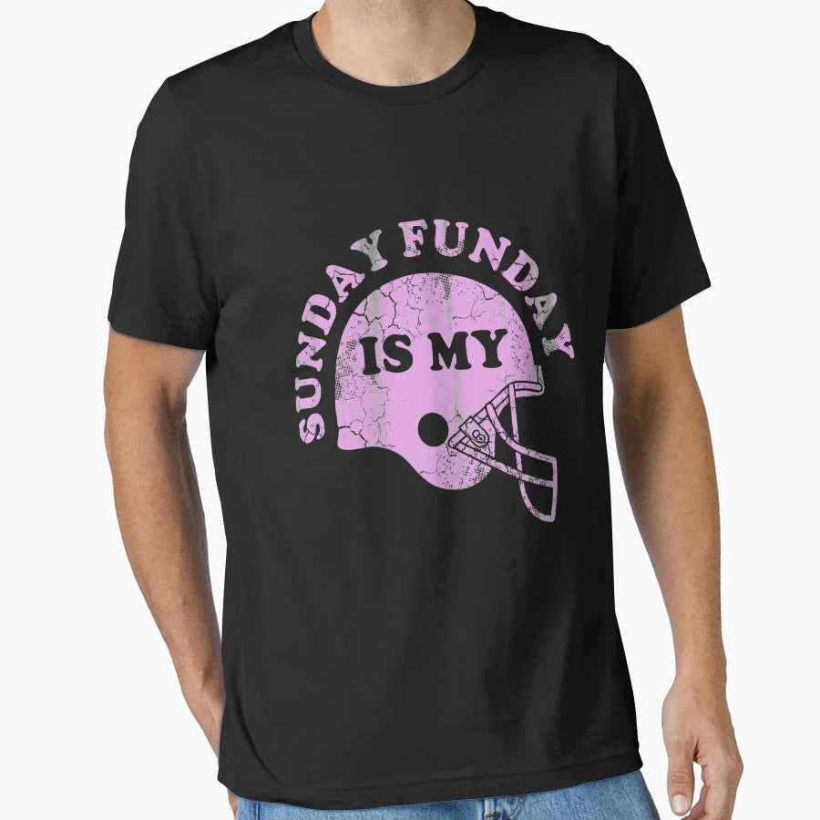 Sunday Is My Funday T-Shirt - Graphic Print for Adults
