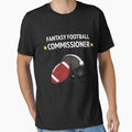 Fantasy Football Commissioner T-Shirt - Aesthetic Graphic for Adults