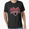 Falcons Football Skyline Football Team T-Shirt - Unique Graphic Men Women