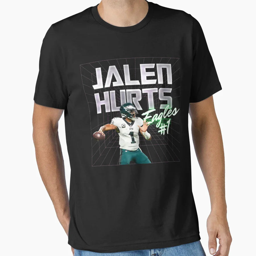 Football Quarterback Player Sports T-Shirt - Custom Art Print for Adults