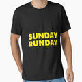 Sunday Runday T-Shirt - Custom Art Print for Adults