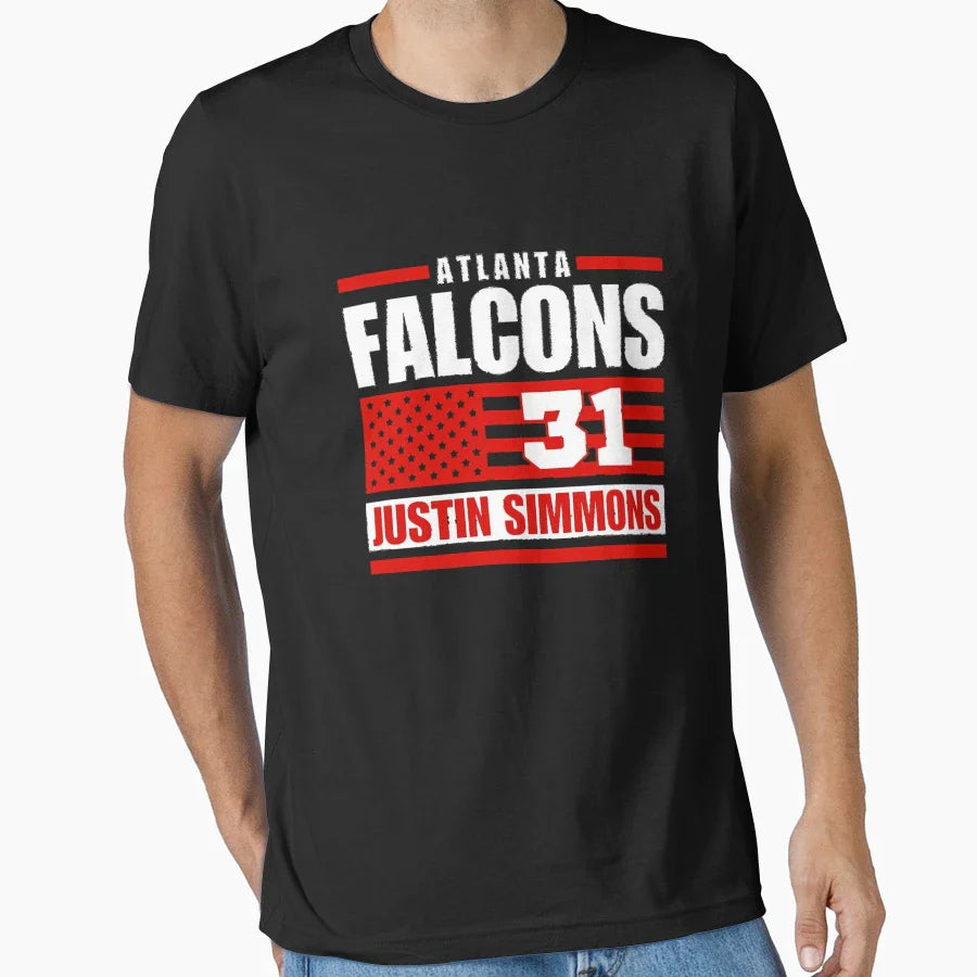 Atlanta Falcons Simmons 31 American T-Shirt - Fun Novelty Design Men Women