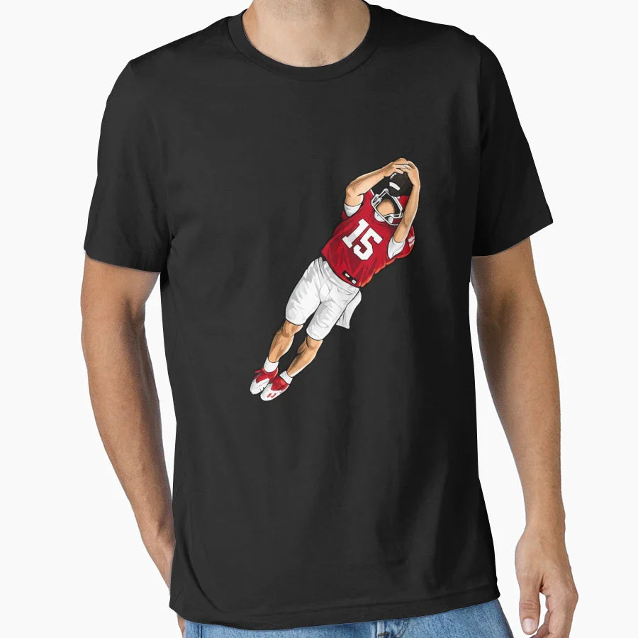 Fernando Mendoza Catch Superhero T-Shirt - Unique Graphic Unisex