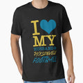 I Love My Husband And Jacksonville T-Shirt - Minimalist Print Men Women