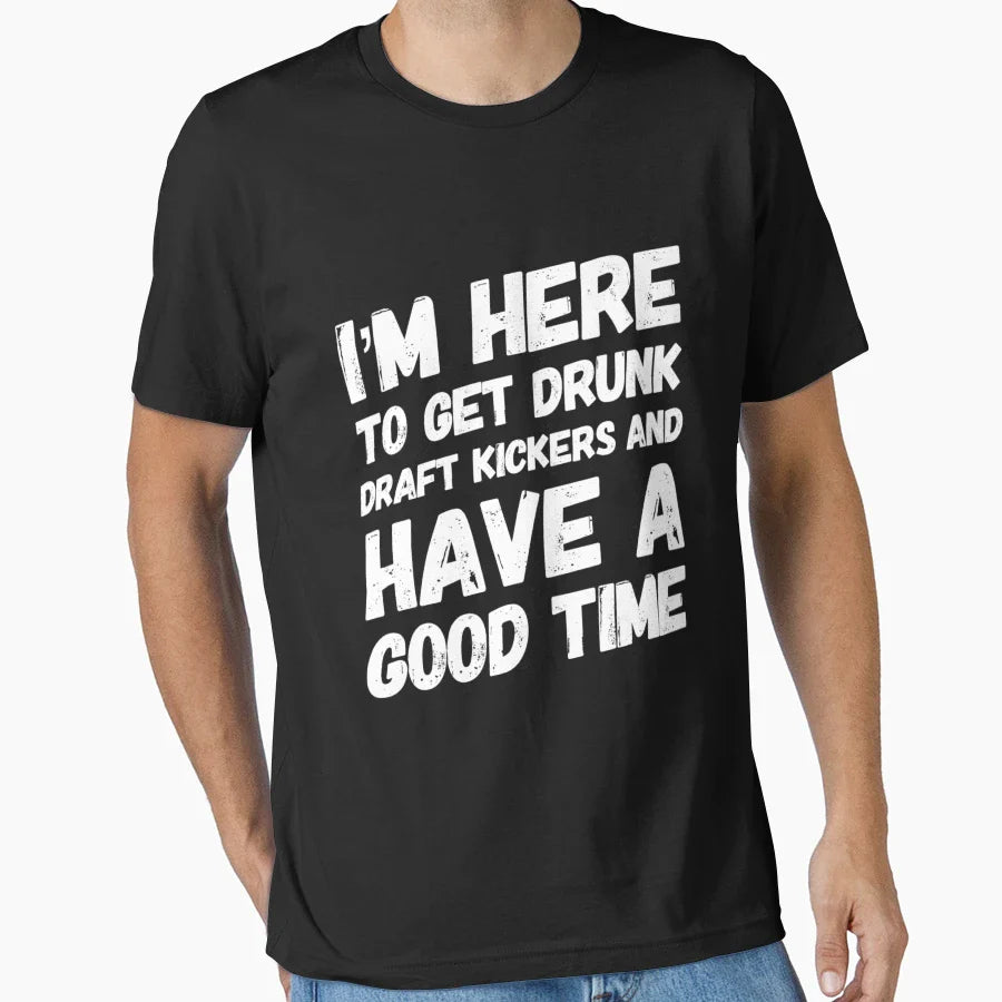 I Drink And Draft Funny Fantasy T-Shirt - Fun Novelty Design for Adults