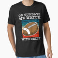 Sundays We Watch Football Daddy T-Shirt - Novelty Apparel Unisex