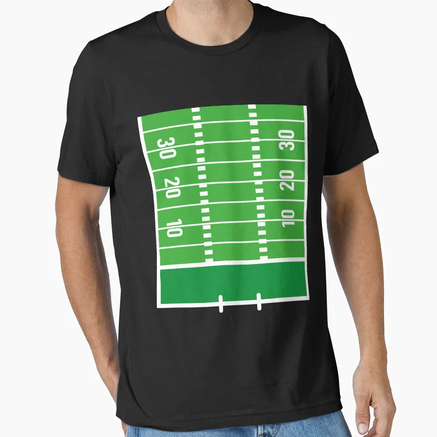 American Football Field T-Shirt - Fun Novelty Design Unisex