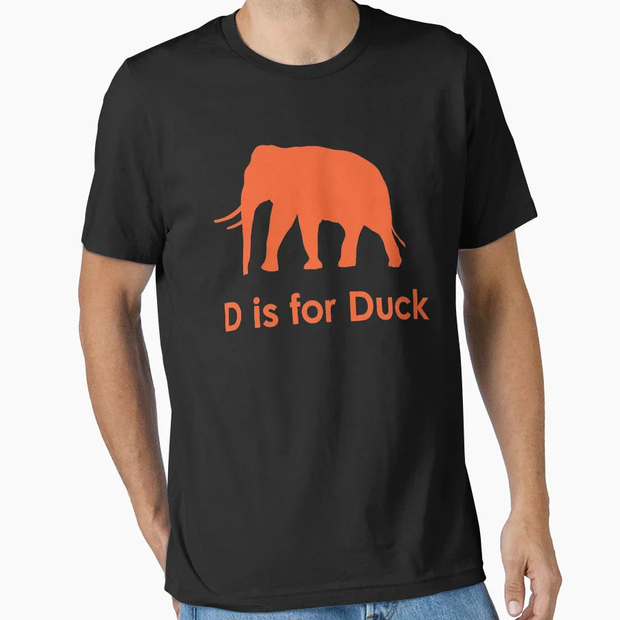 D Is Duck T-Shirt - Unique Graphic Unisex