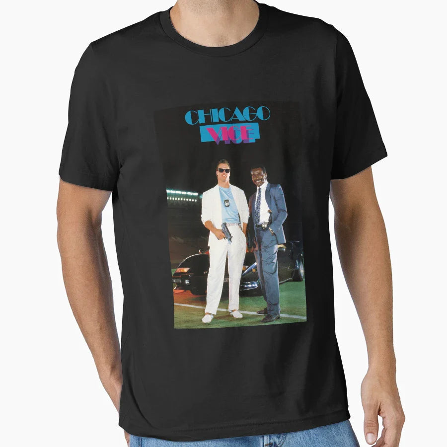 Chicago Vice T-Shirt - Trendy Graphic Men Women