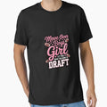 Let This Show How To Draft Fantasy T-Shirt - Minimalist Print for Adults