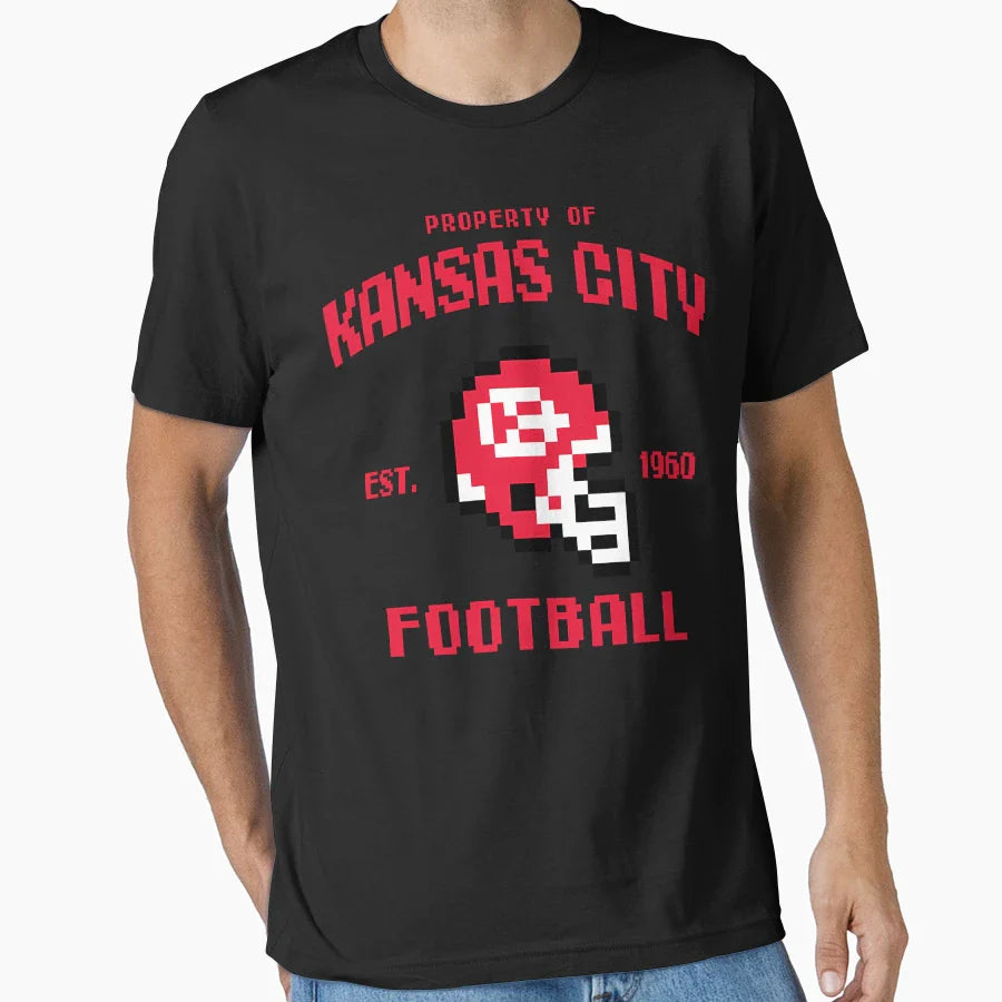 Property Kansas City Chiefs Football T-Shirt - Graphic Print Unisex