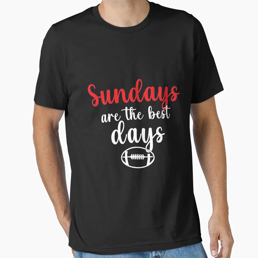 Sundays Are Best Days T-Shirt - Custom Art Print for Adults