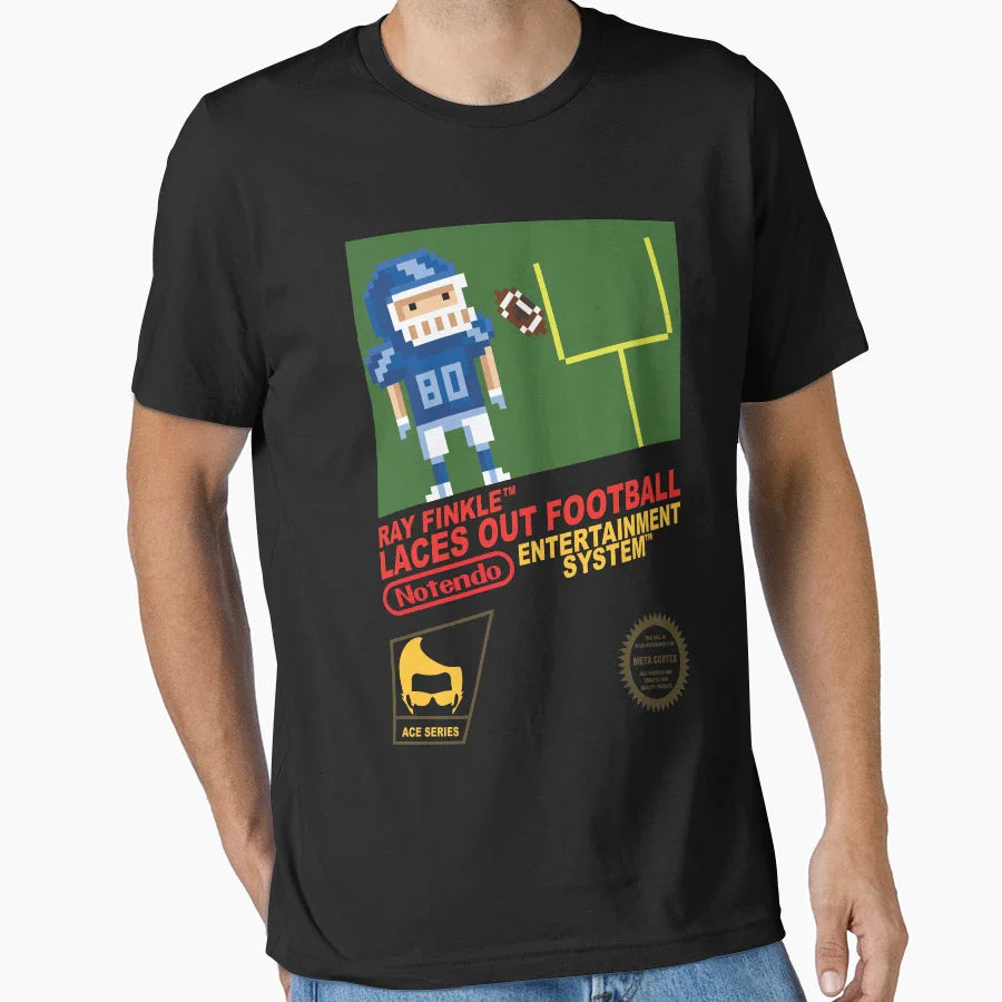 Ray Finkle Laces Out Football T-Shirt - Fun Novelty Design Men Women