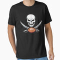 Football Skull T-Shirt - Casual Everyday Wear Unisex