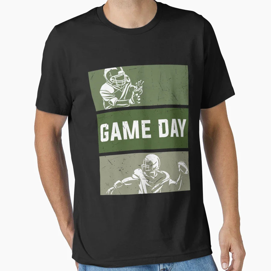 Game Day Football T-Shirt - Casual Everyday Wear Unisex