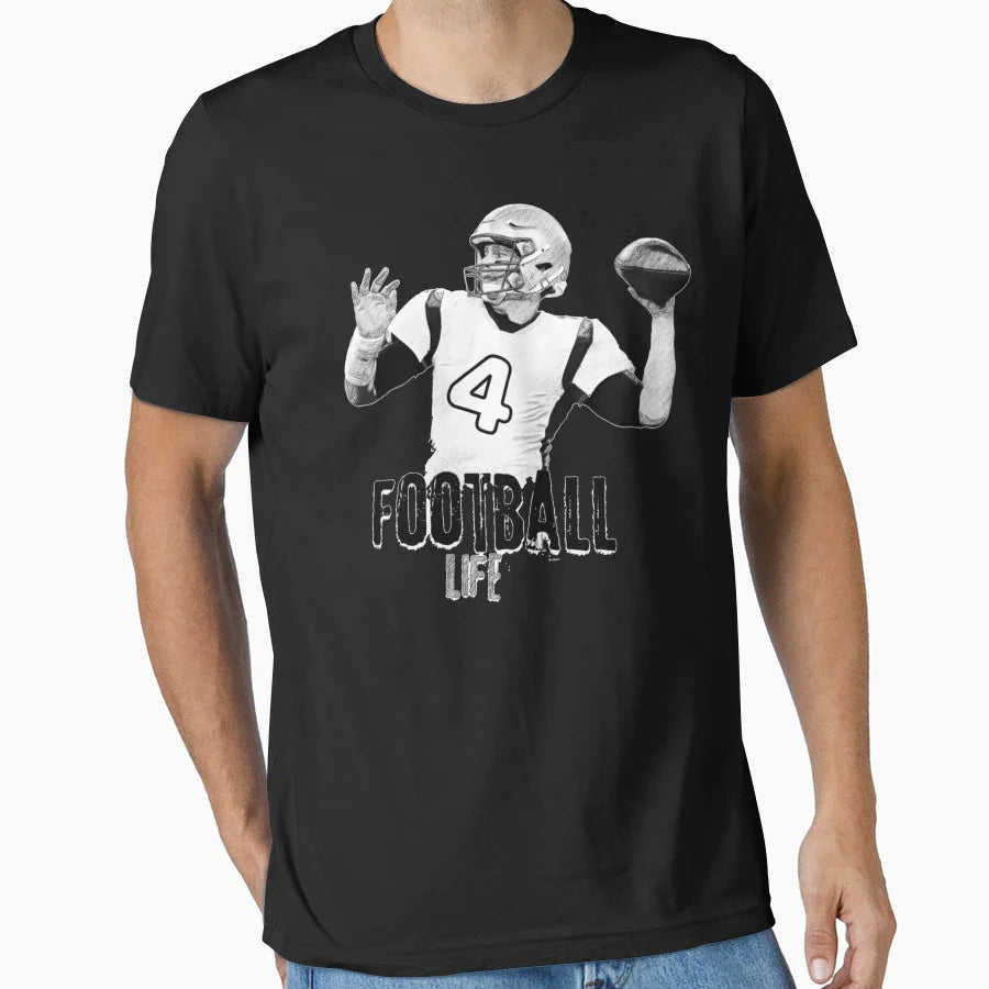 American Football Life T-Shirt - Casual Everyday Wear Unisex
