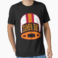 Tampa Bay Helmet White T-Shirt - Graphic Print Unisex