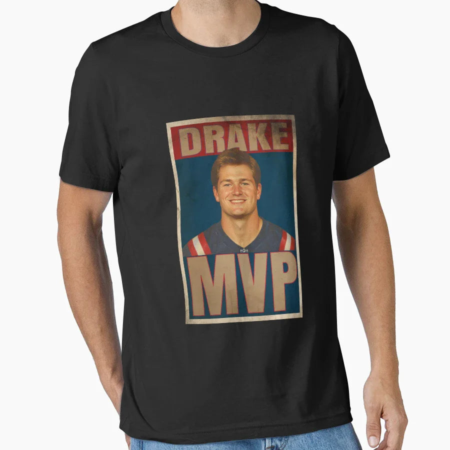 Drake Maye Mvp T-Shirt - Casual Everyday Wear for Adults