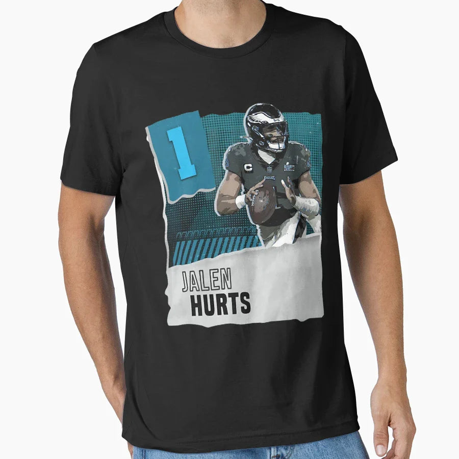 Player Football Sports 1 T-Shirt - Fun Novelty Design Men Women
