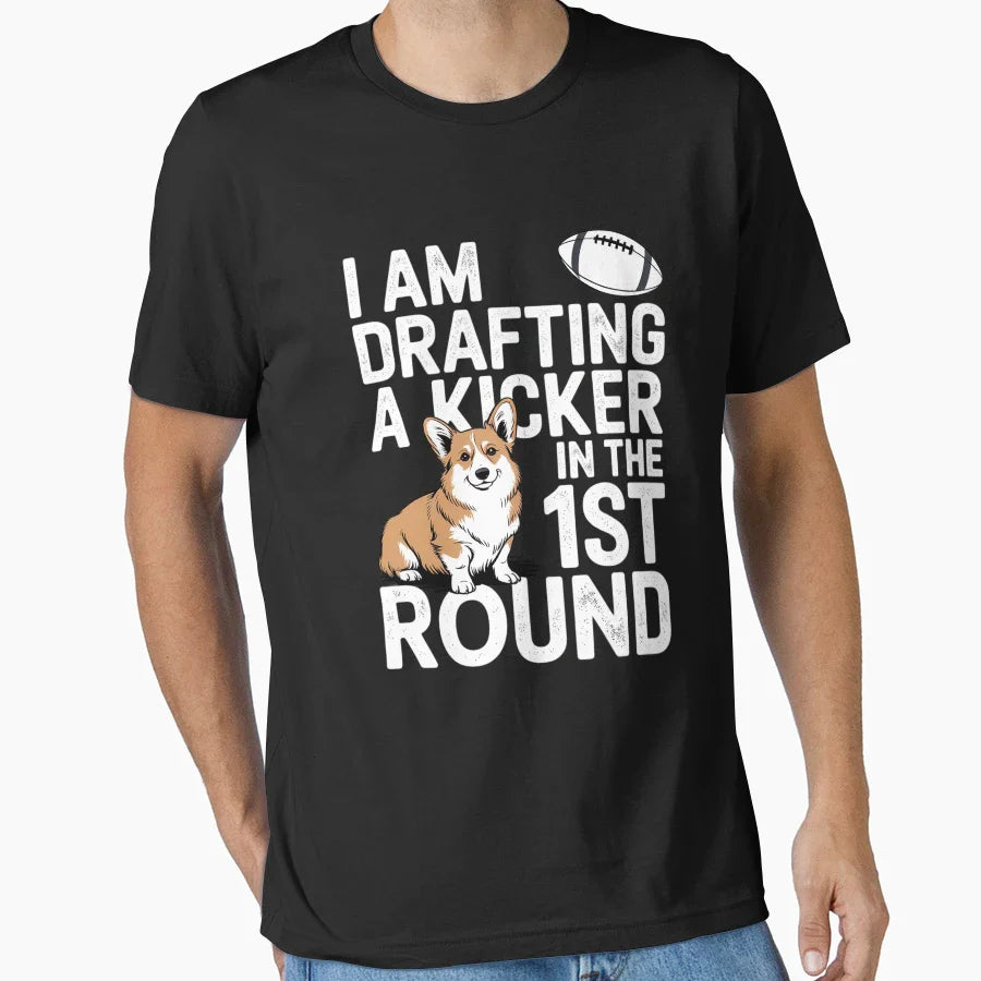 Confused Drafting Kicker Fantasy T-Shirt - Streetwear Style Unisex