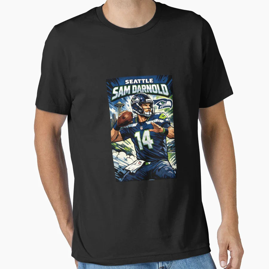 Sam Darnold Taking Flight T-Shirt - Unique Graphic for Adults