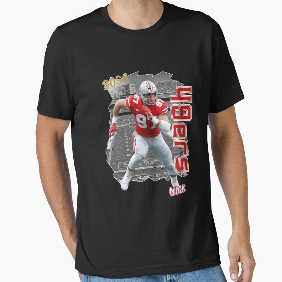 Touchdown Player Defensive End T-Shirt - Custom Art Print for Adults