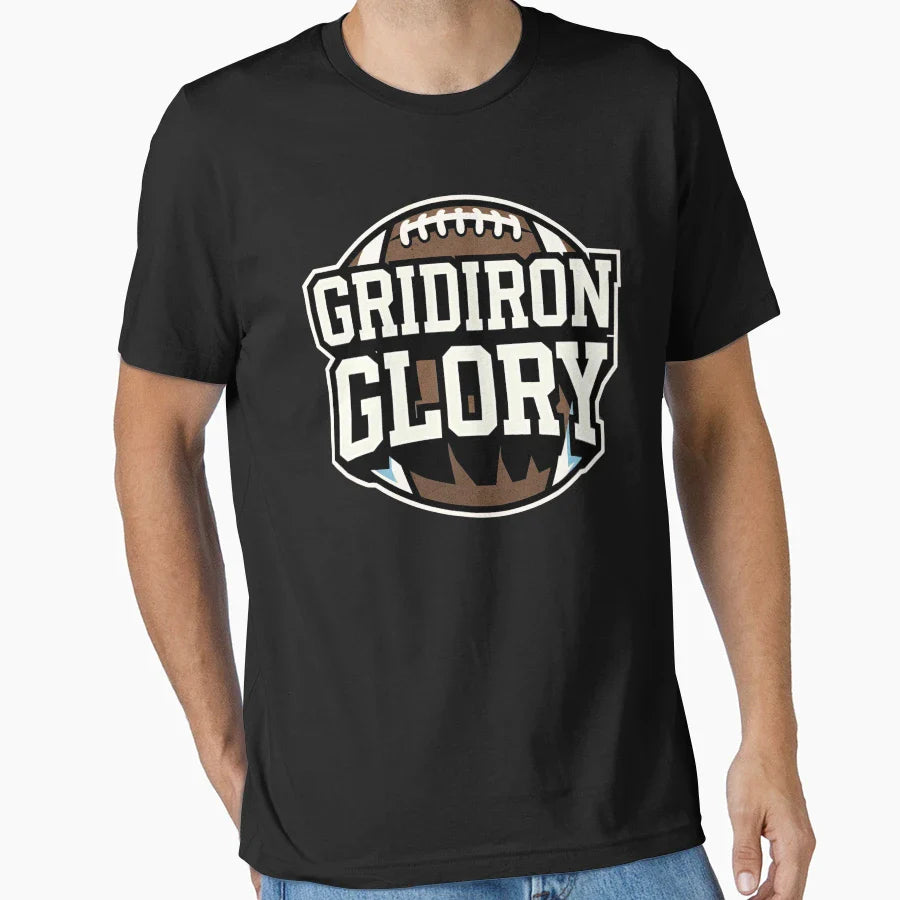 Gridiron Glory T-Shirt - Aesthetic Graphic for Adults